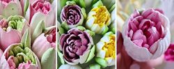 Махровые зефирные тюльпаны сборник зефирного флориста Ляйсян Казыргалина