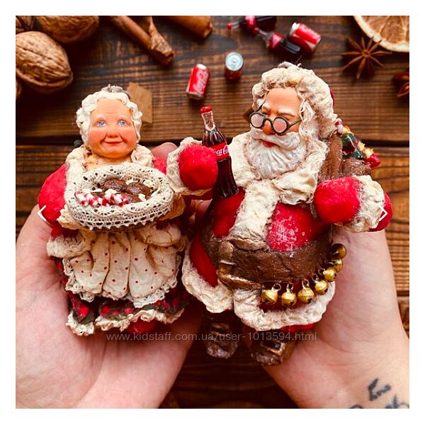 Мастерская ватной игрушки maikapolosataya Снегурочка Санта Клаус