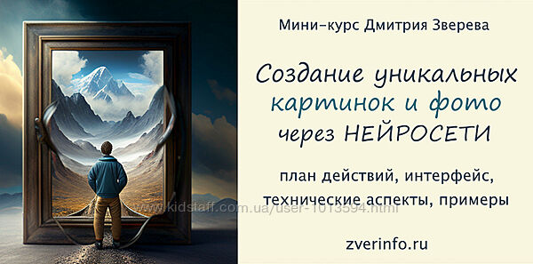 Создание уникальных картинок и фотографий в нейросетях Дмитрий Зверев
