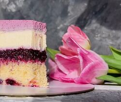 Торт Ягодный плобир. 2 в 1. Муссовая и бисквитная версия Дарья Тимофеева