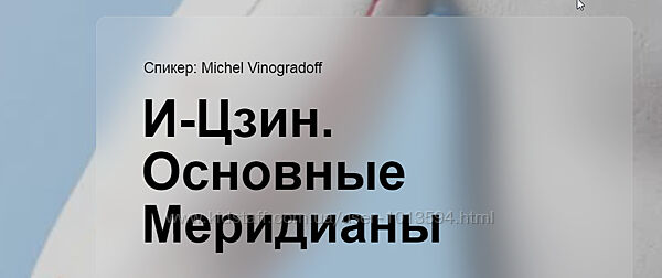 Мишель Виноградов Набор курсов И-Цзин Акупунктура