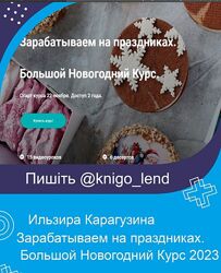 Зарабатываем на праздниках. Большой Новогодний Курс 2023 Ильзира Карагузина