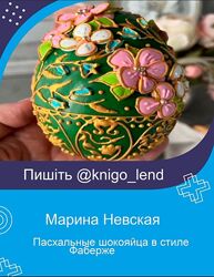 Пасхальные шокояйца в стиле Фаберже