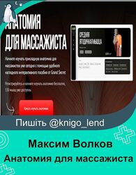 Максим Волков Анатомия для массажиста. Тариф Для профи 2024