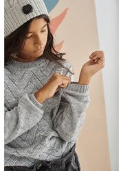 Вязаний светр для дівчат 122-152р