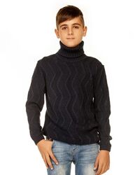 Новий вязаний светр під горло хлопчику р122-128