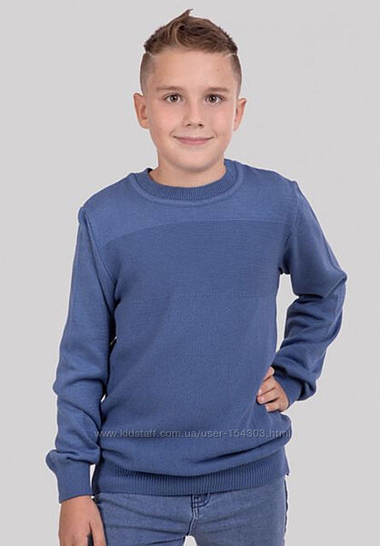 Новий вязаний джемпер хлопчику р134-140