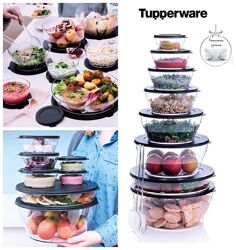 Сервировочная Коллекция - Чаша и Блюдо Кристалл Tupperware