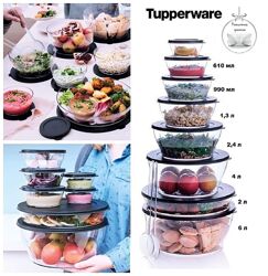 Сервировочная Коллекция - Чаша и Блюдо Кристалл Tupperware