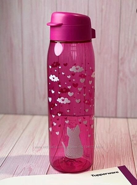 Эко - бутылка Влюбленные Любовь с Котиком 750мл Tupperware