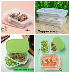 Набір Ємність Повний Склад - Розумне Зберігання Сиру, Мяса, Риби Tupperware