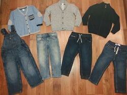 Пакет вещей H&M, Old navy кофта, кардиган, джинсы, комбинезон, р.92-98-104