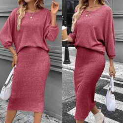 Костюм жіночий 2-ка, вовна, бордо, 54-56