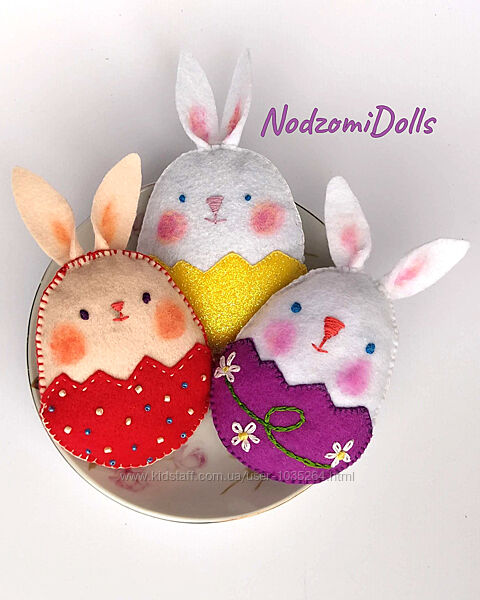 Кролики писанки на Великдень