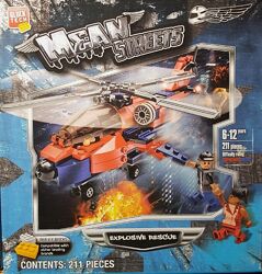 Новий Конструктор Block Tech Mean Streets 211 деталей Вертоліт