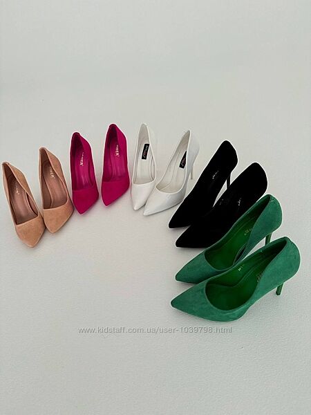 Класичні туфлі човники -Coner-, палітра кольорів. Виробництво Україна