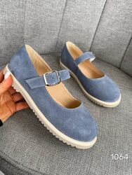 Зручні анатомічні туфлі -Comfortable-. Натуральна замшева шкіра