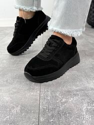 Кросівки жіночі -Donise-, натуральна замшева шкіра