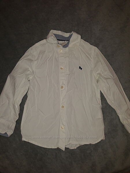 Біла сорочка H&M, розмір 110