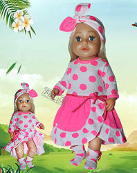 комплект одежда  кукле  Baby Born, Baby Born  Сестричка 38 - 42 см 