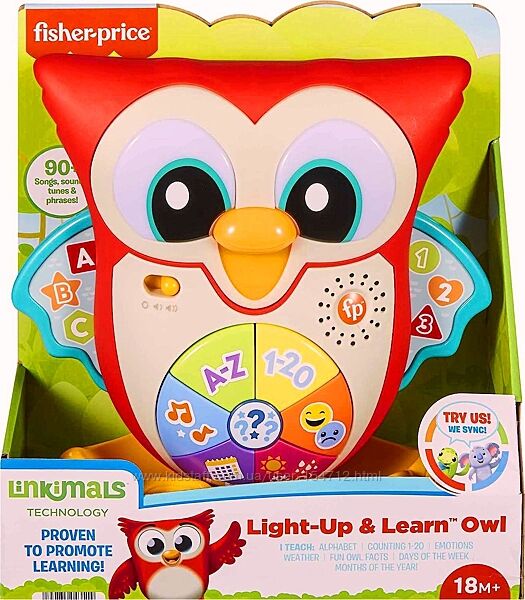 Fisher-Price Linkimals  Learning Toy Owl. Інтерактивна Сова Фішер-Прайс 