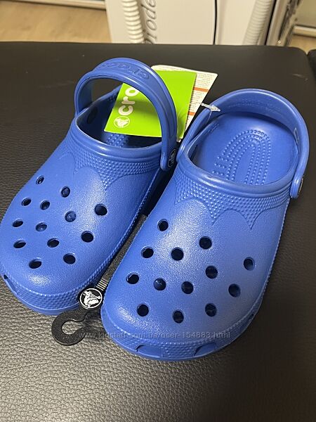 Оригинал Синие сабо crocs j3 34/35 и 33/34р