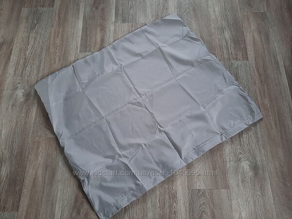 Серая наволочка Юск Jysk на молнии новая нестандартная 82x69 полиэстер