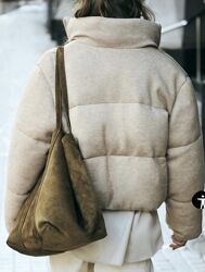Куртка Коротка. ZARA. Іспанія. Camel. Вязка. Плотна. Єврозима. XS роз. Нова