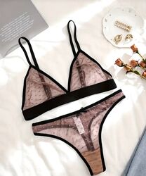 Комплект Білизни. SEXY. Сітка.  Якість X/S розмір. 75 А/В. Новий