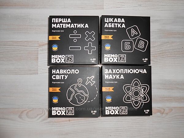 Игры JoyBand MemoBox Delux азбука, первая математика, мир, наука.