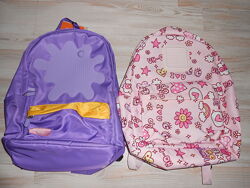 Рюкзаки школьные для средней школы Upixel фиолетовый и розовый.