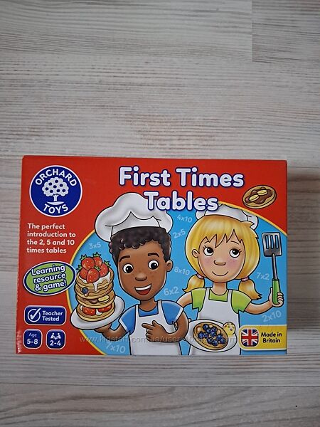 Настольная игра Orchard Toys First Time Tables.