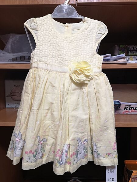 Платье на малышку Bunny dress George. Рост 80-86 см.