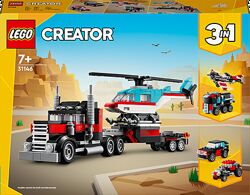 Конструктор LEGO Creator Бортова вантажівка з гелікоптером 270 дет. 31146