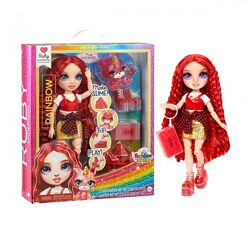 Кукла Rainbow High серии Classic - Руби со слаймом и единорогом 120179