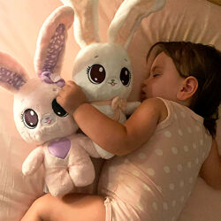 Мягкая игрушка Peekapets IMC Toys Розовый, белый кролик 906778 906785