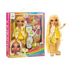 Кукла Rainbow High серии Classic - Санни со слаймом и единорогом 120186