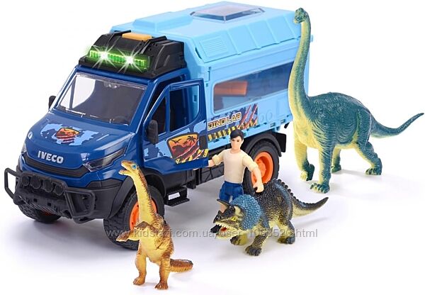 Ігровий набір Dickie Toys Дослідження динозаврів з машиною 28 см 3837025