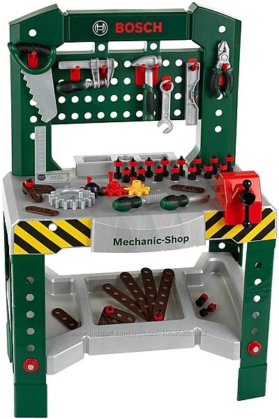 Детский рабочий стол-мастерская Klein Bosch Mini с 77 элементов 8574