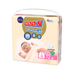 Подгузники Goo. N Premium Soft для новорожденных SS, до 5 кг, 72 шт 863222