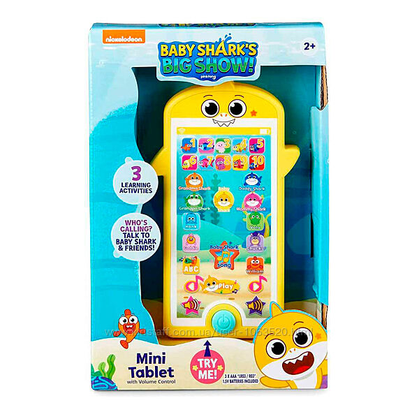  Інтерактивна іграшка Baby Shark серії Big show Мініпланшет телефон 61445