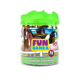 Ігровий набір Fun Banka  Свійські тварини фігурки 320062-UA