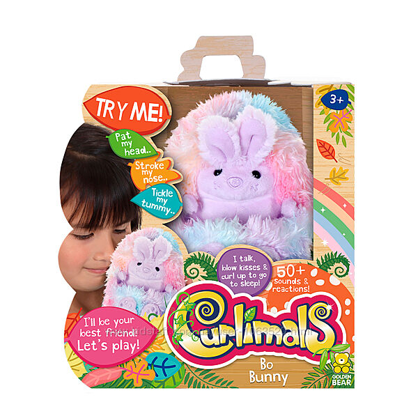 Інтерактивна мяка іграшка Curlimals  Кролик Бо 3723