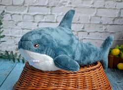 Плюшевая мягкая акула игрушка 30 см, Shark, іграшкова м&acuteяка акула