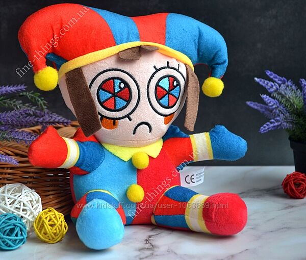 Мягкая игрушка Удивительный цифровой цирк игрушка Помни клоун