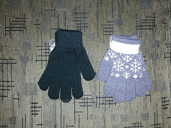 Рукавички, перчатки на 2-5, 6-8 лет