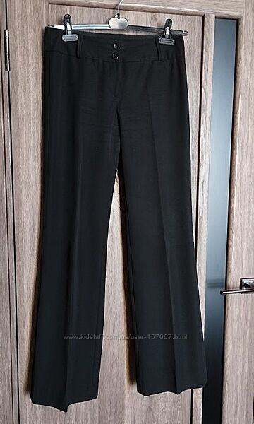 Базовые черные классические брюки Zero Германия, р. 38 М, высокий рост