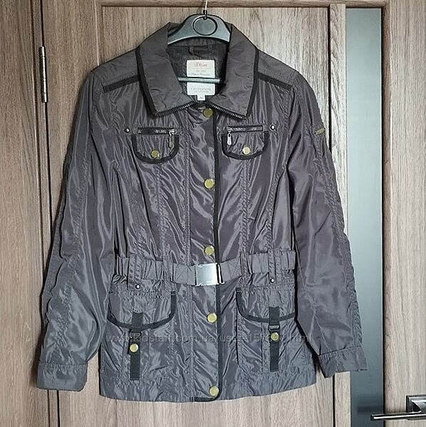 Брендовая куртка S. Oliver, стильный тренч, ветровка, оригинал, р. 40 М, L