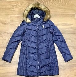 Брендовая кутртка U. S. Polo Assn, зимняя теплая легкая, размер М 