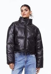 Крута утеплена кроп куртка H&M - М - від С-М до Л